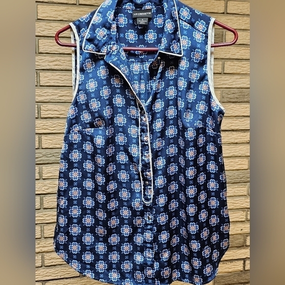 Liz Claiborne Careers Sleeveless Top Sz S - Picture 1 of 8